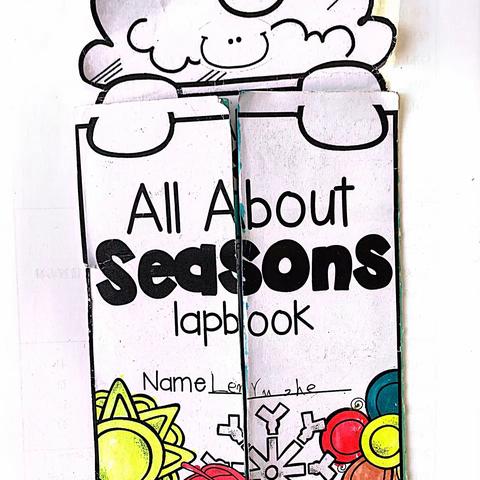 502.504季节小书season lapbook作品欣赏
