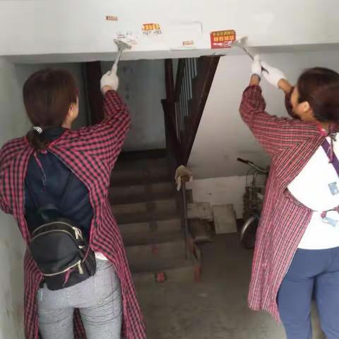 青年楼社区创城进行中