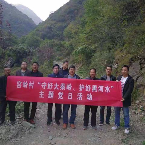 陈河镇扎实开展保护秦岭生态党日活动