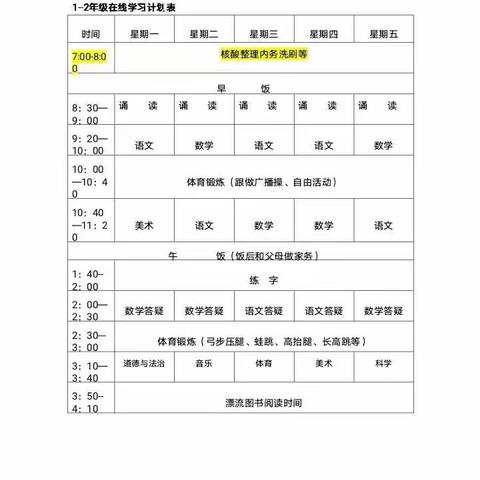 众志成城抗疫情，线上教学助花开-中心小学一年级一班线上教学纪实
