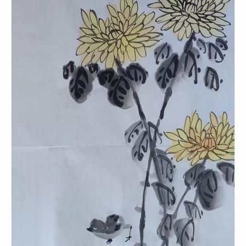 写意花鸟一年级5月25日学员作业