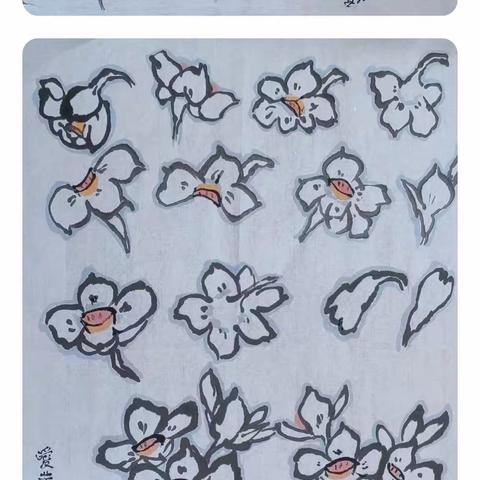 写意花鸟一年级6月8日学员作业
