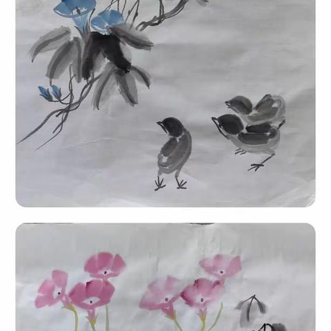 写意花鸟二年级9月21日学员作业