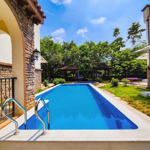 富力养生谷-6房11床全新私家泳池·温泉别墅【A区2001】