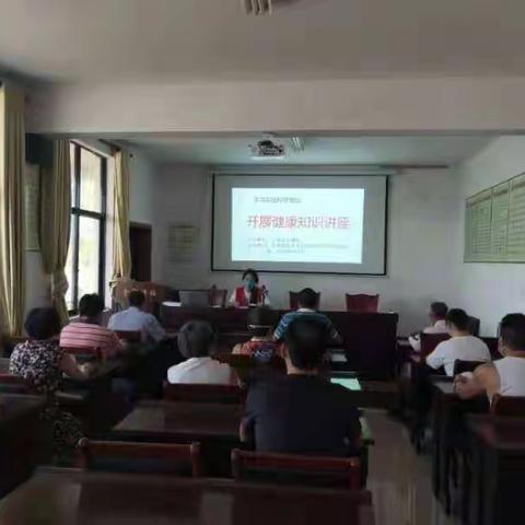 兰溪市水亭畲族乡金印村文化礼堂开展学习科学理论健康知识讲座