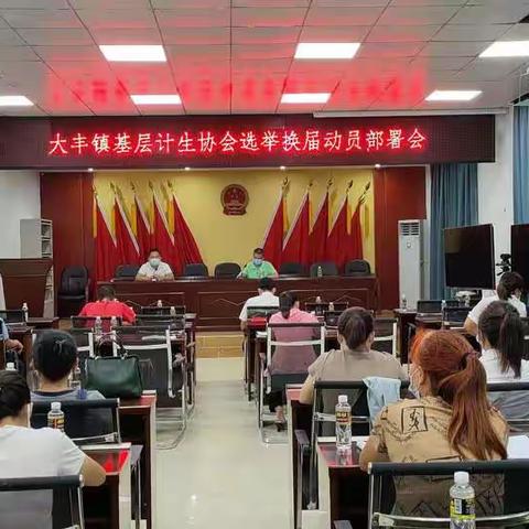 大丰镇基层计生协会选举换届动员部署会