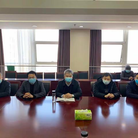区委常委、统战部长李峰强一行到冀中能源集团督导防疫及复工复产工作
