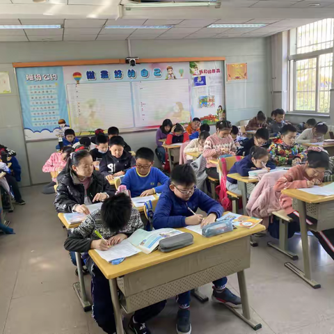 西工大附小5，6年级英语学科节之英文书写比赛