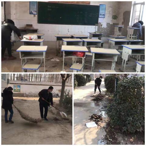 开学大扫除，喜迎新学期——万隆乡李连小学开学大扫除活动