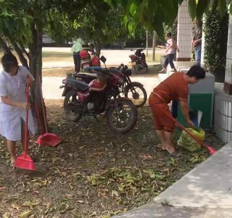 龙马分院“五一”节前环境卫生整洁