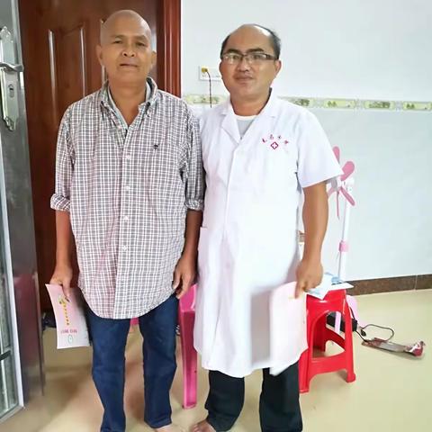 龙马分院10月17日入户健康扶贫工作