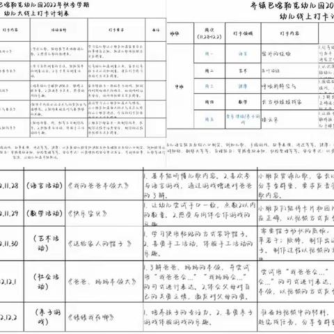 “成长不停歇 宅家也精彩”——齐镇巴喀勒克幼儿园一周线上打卡精彩回顾