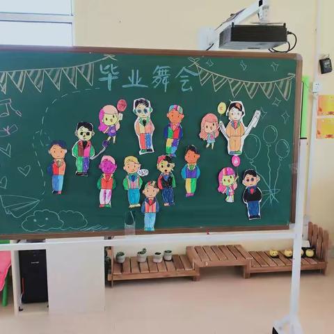 蓝二班教育活动--《毕业舞会》（美术）