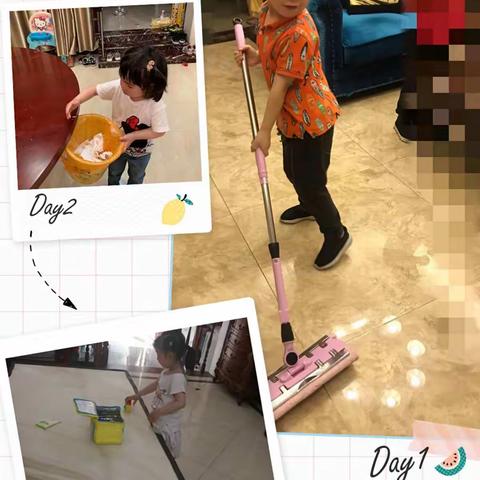 快乐宅家 家务劳动我能行