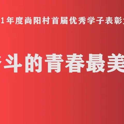 尚阳村首届优秀学子表彰大会