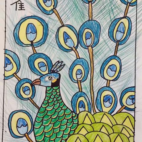 暑假学生绘画作品集5