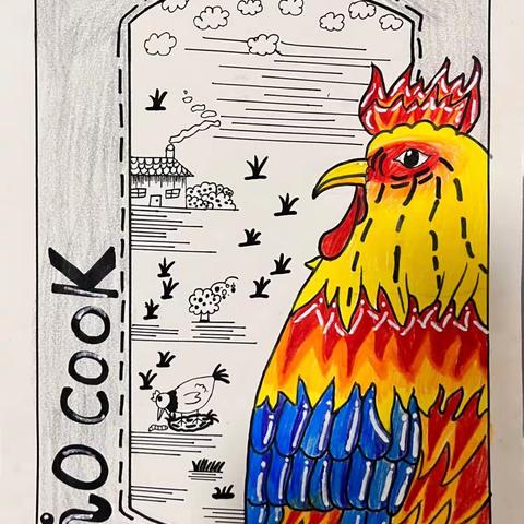 暑假学生绘画作品集6