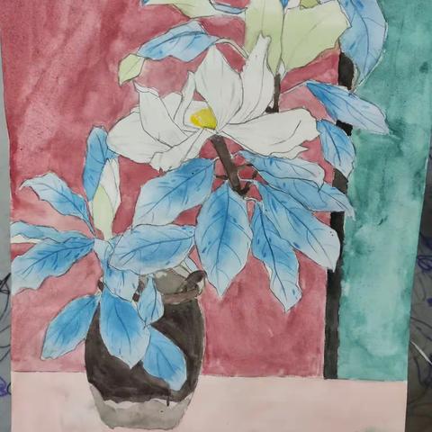 暑假学生绘画作品2