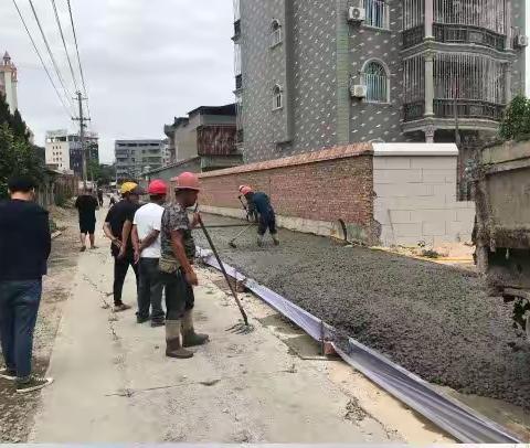 漳港街道山边村乡村振兴路先行 修路便民暖人心