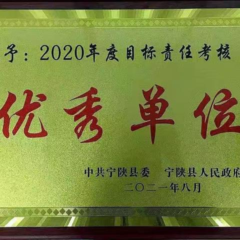 宁陕县税务局荣获2020年度考核“双优”单位