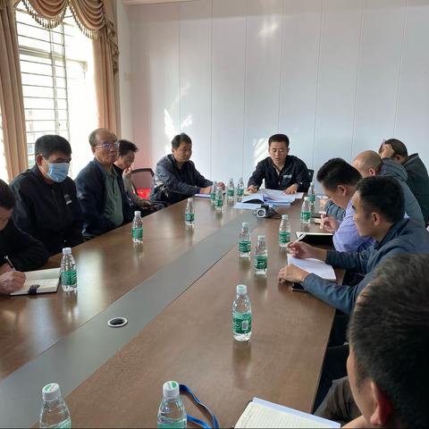 昌江县水务服务中心召开安全生产工作会议