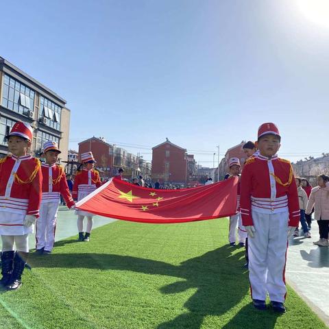 国歌颂祖国，升旗🇨🇳润童心--盱眙县实验幼儿园升旗仪式