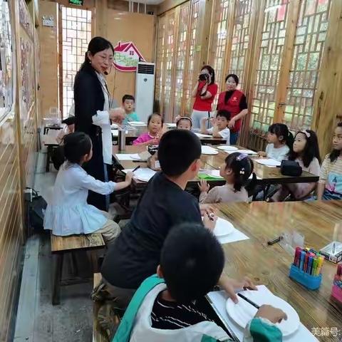 美术课堂进社区——记宿迁市教育局宿城区白堡社区结对共建项目之系列活动