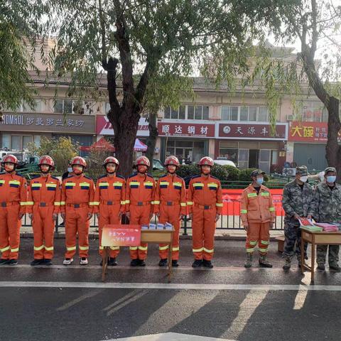 夏庄林区联合夏庄街道开展森林防火宣传活动