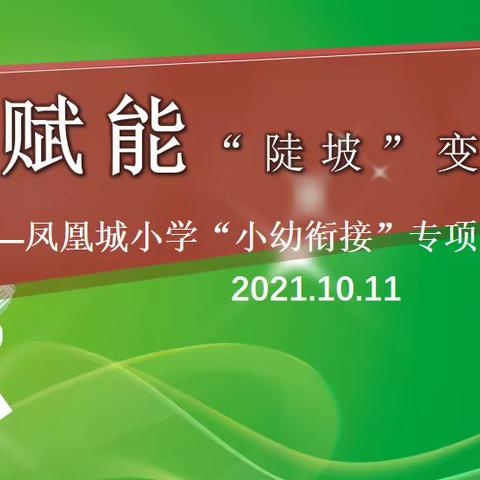 双向赋能“陡坡”变“斜坡——句容市凤凰城小学迎接“小幼衔接”专项督导