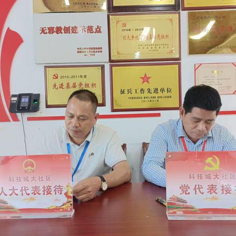 听民意、聚民力！南山村开展党代、人大代表联合接待活动