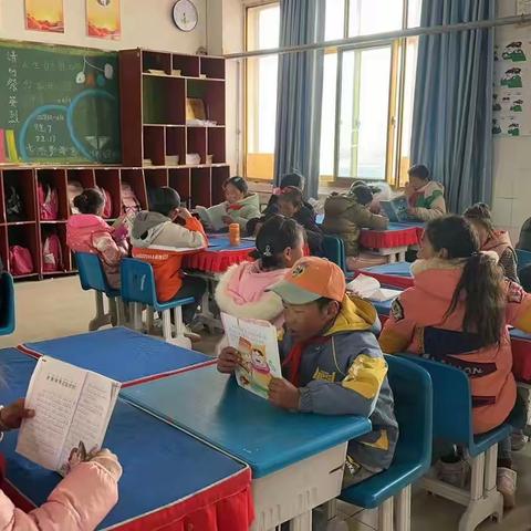 塔尔玛乡小学世界读书日主题活动