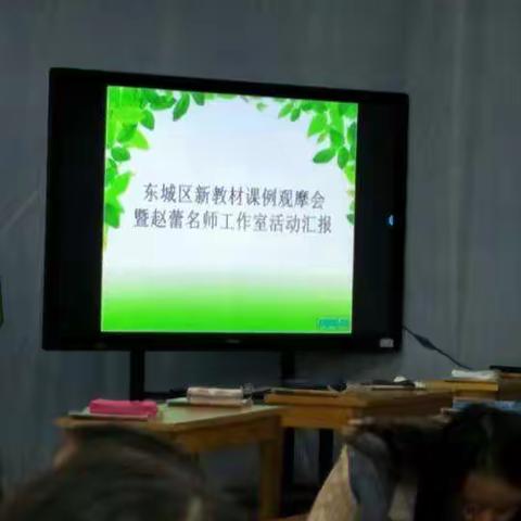 东城区新教材课例观摩会