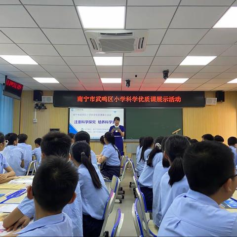 注重实验探究    培养科学素养——南宁市武鸣区小学科学优质课展示活动纪实