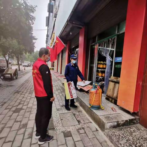 喜迎二十大 消防保安全 耀州大队“蓝焰骑行宣传小分队”深入辖区沿街商铺开展消防安全宣传