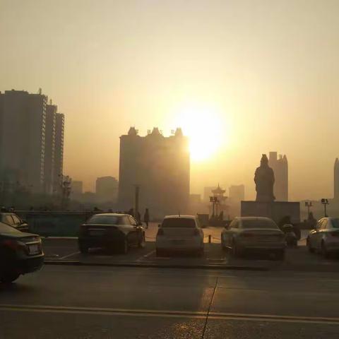 我也去旅行，太原看雾霾。