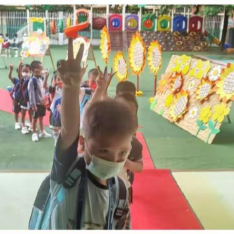 2022年秋季福海苑幼儿园——中二班开学第一天活动