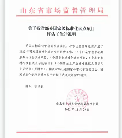 我区又一国家级社会管理和公共服务标准化试点项目通过考核评估