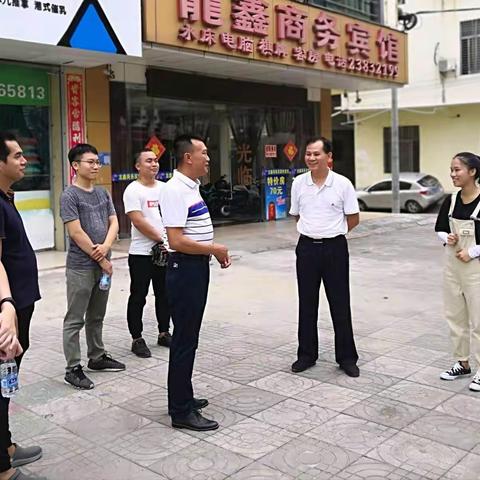 市委政法委常务副书记邓祥海带队开展“一创两建”日巡工作