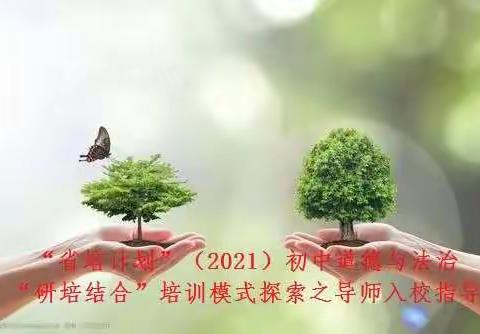 “省培计划”（2021）初中道德与法治“研培结合”培训模式探索之导师入校指导