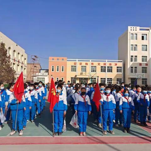 全域无垃圾，校园更美丽----漳县新寺中心小学在行动