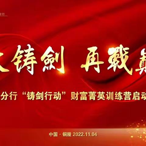 工行铜陵分行成功召开代理保险百日大荟战表彰大会暨“铸剑行动”财富菁英训练营项目启动会