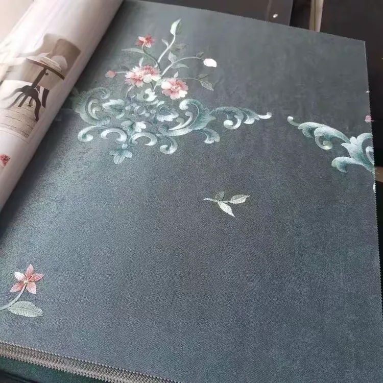 嘉乐美m08刺绣墙布