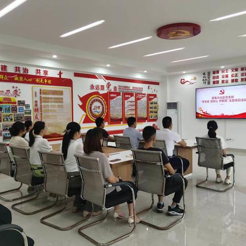 【党建1314·跟党走】落笔大社区党支部开展“学党史 悟初心 开新局”主题党日活动
