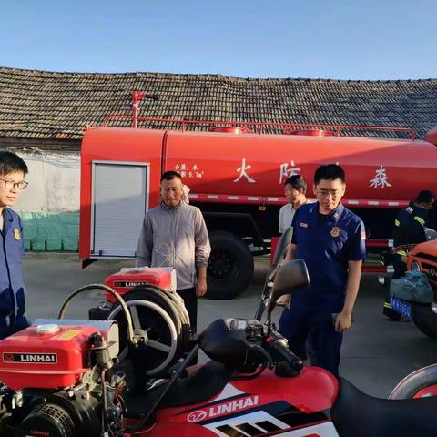 南海大队深入小观镇调研指导乡镇专职消防队建设