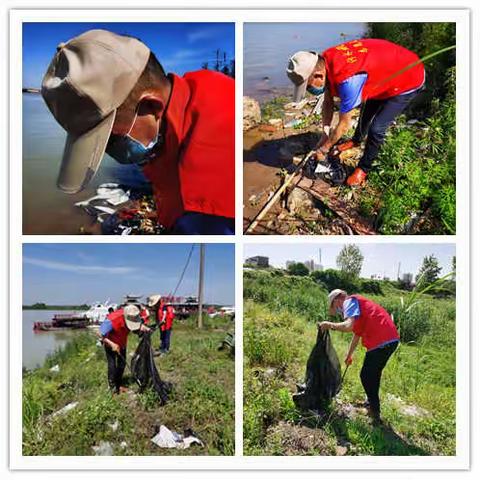 沅江市污水处理厂开展护河志愿服务活动
