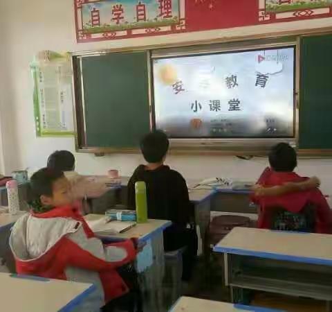 柿园乡第三实验小学未成年人安全教育主题班会