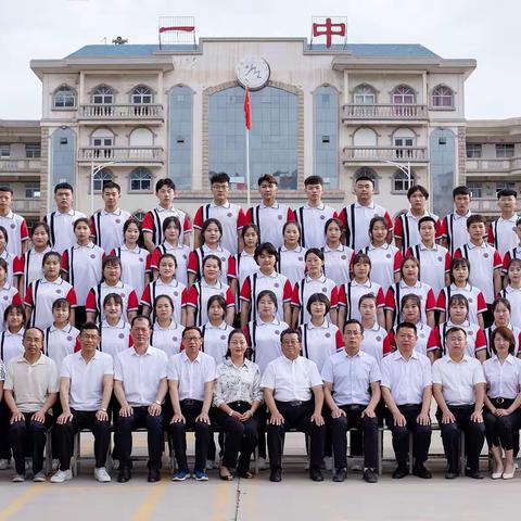 灵武市第一中学2021届高三(19)班全体师生