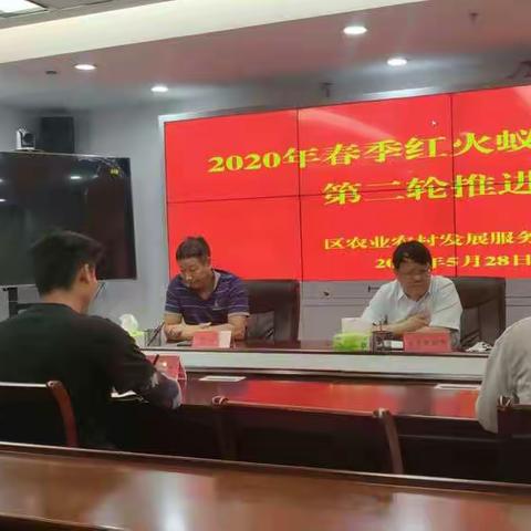 区农发中心组织召开2020年春季红火蚁防控工作第二轮推进会