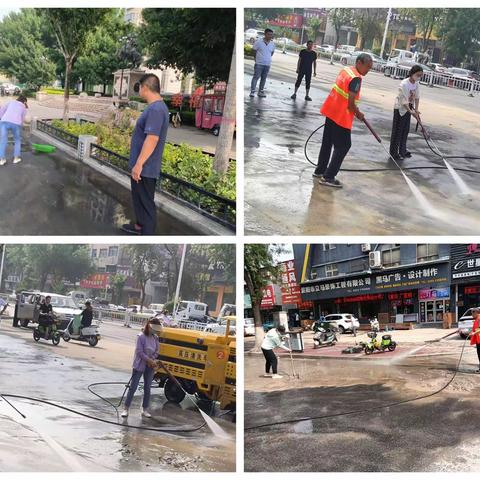 雨后道路清淤，彰显环卫速度