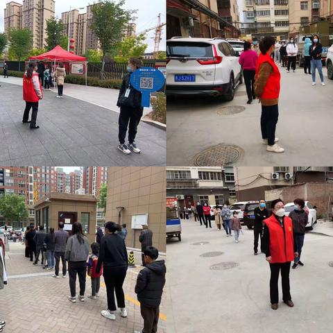 众志成城打赢疫情防控阻击战。抗击疫情，长庆站人员在行动。